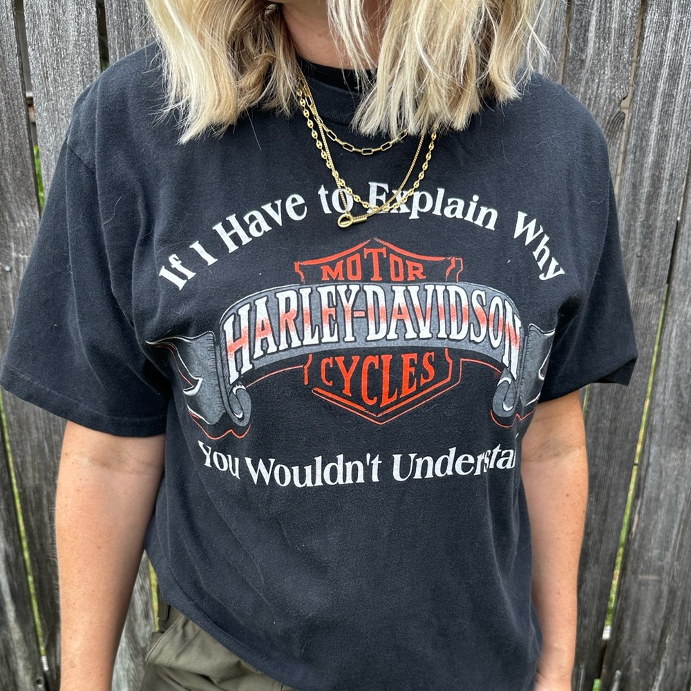 1990’s VINTAGE HARLEY DAVIDSON TEE LARGE
